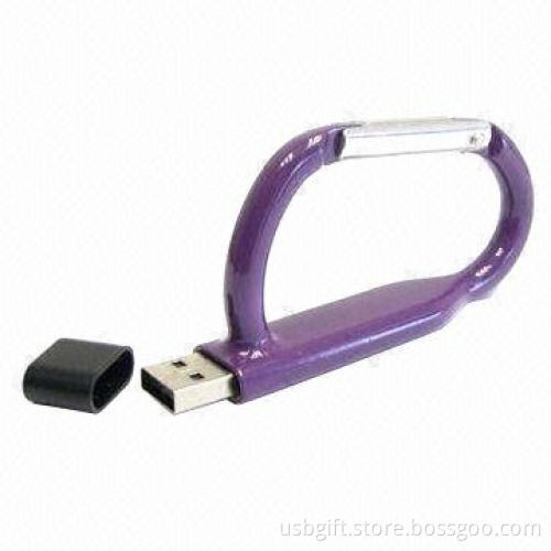2GB USB Flash Disk, Mountaineering Buckle USB, Suitable for Promotional Gifts